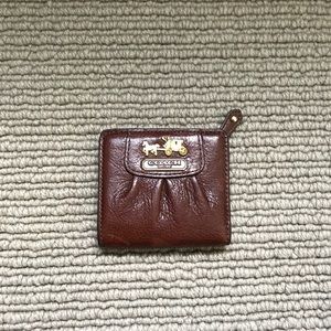 Small Coach billfold wallet